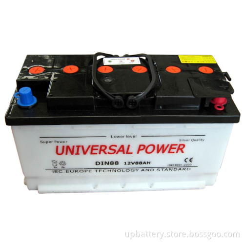 58827 DIN88 12V 88ah Dry Charged Automobile Battery